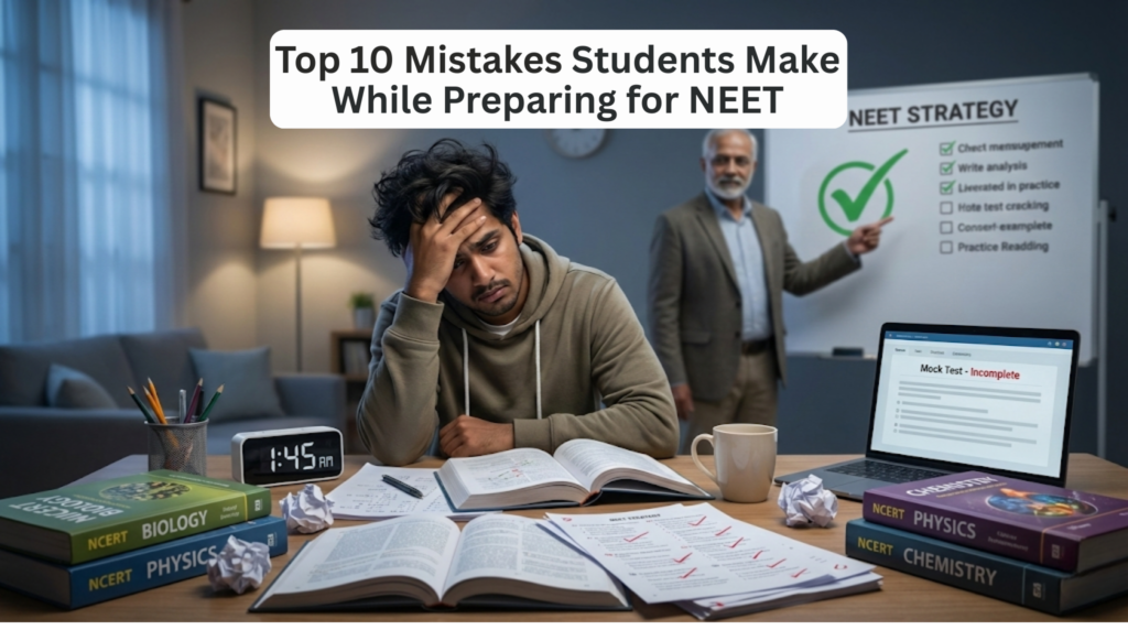 Top 10 Mistakes Students Make While Preparing for NEET