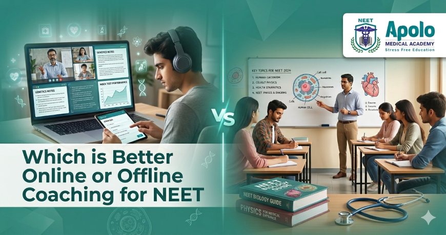 Which is Better Online or Offline Coaching for NEET